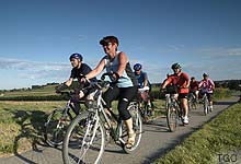 Radwandern an der Oberschwäbischen Donau